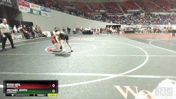 6A-165 lbs Champ. Round 2 - Ryan Neil, Oregon City vs Michael Smith, Sherwood