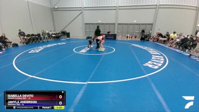 122 lbs Round 2 (8 Team) - Isabella DeVito, Pennsylvania Red vs Janyla Anderson, Virginia Red