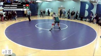 155 lbs. Cons. Round 4 - Natalia Tomanek, Marshfield vs Matilda Ridgeway, Lindbergh