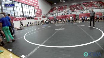 110 lbs Rr Rnd 2 - Easton McGilbert, Midwest City Bombers Youth Wrestling Club vs Jagger Leavitt, Ponca City Wildcat Wrestling