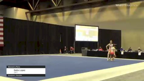 Galia Lopez - Women's Pairs, CATT - 2021 USA Gymnastics Championships