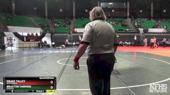 220 lbs Quarterfinal - Braxton Harmon, Lincoln vs Drake Talley, Scottsboro