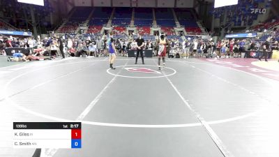 138 lbs Cons 64 #1 - Kimoni Giles, RI vs Chase Smith, MN