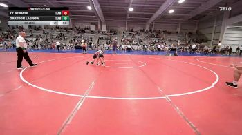 60 lbs Round Of 16 - Ty McMath, Team Barracuda Elem vs Grayson LaGrow, Team Michigan