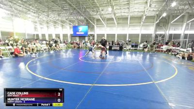 113 lbs Placement Matches (8 Team) - Cade Collins, New Jersey vs Hunter McGrane, North Dakota