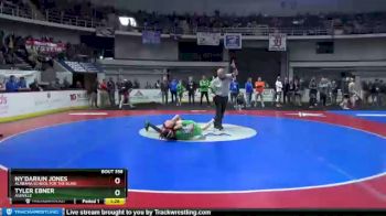 1 lbs Semifinal - Tyler Ebner, Ashville vs Ny`dariun Jones, Alabama School For The Blind