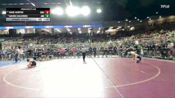 120 2A Champ. Round 1 - Gavin Calcines, Archbishop Mccarthy Hs vs Jake Austin, Charlotte Hs