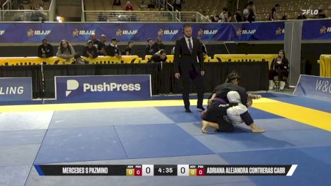 Adriana Alejandra Contreras Cabr vs Mercedes S Pazmino 2026 Pan Jiu Jitsu IBJJF Championship