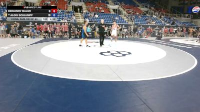 132 lbs Cons. Sub-rd Of 64 - Benjamin Walsh, Iowa vs Alois Schlumpf, Wisconsin