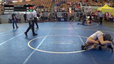 128 lbs 3rd Place Match - Davis Lenz (, Streaks Wrestling Club vs Sam Dickey, Bloom-carroll