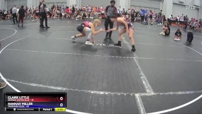 138 lbs Round 4 (8 Team) - Claire Little, Georgia United Blue vs Hannah Miller, Takedown Elite