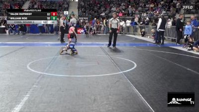 49 lbs Cons. Round 3 - Talon Dupriest, Slyfox vs William Roe, Topeka Blue Thunder