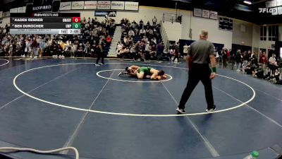 157 lbs 3rd Place Match - Kaden Renner, UMary vs Ben Durocher, Wisconsin-Parkside