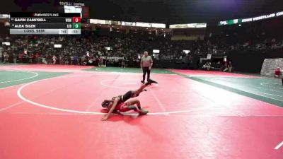 61 lbs Cons. Semi - Alex Siler, LEO1 vs Gavin Campbell, WSW1