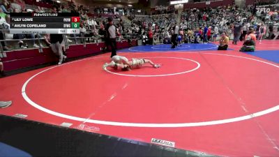 65 lbs Round 1 - Avlyn Copeland, Springdale Youth Wrestling Club vs Lily Lowe, Prairie Grove Youth Wrestling