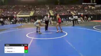 120 lbs Quarterfinal - Jose Toscano, Victory Wrestling vs Teegan Vasquez, Kalispell Wrestling Club