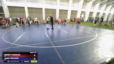 92 lbs Cons. Round 2 - Emmett Wheeler, MT vs Owen Williams, ID