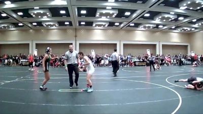 109 lbs Consi Of 32 #2 - Gabriella Ross, Diablo Grande WC vs Nylah Elaban, Ainapaa Wrestling Team