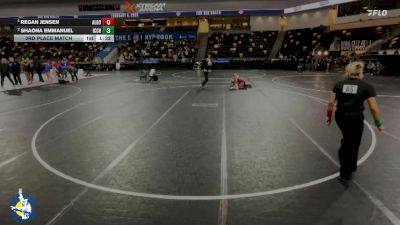 155 lbs 3rd Place Match - Regan Jensen, Algona vs Shaona Emmanuel, Iowa City High
