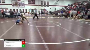 113 lbs Quarterfinal - Kamdyn Williams, Manheim Township vs Troy Hohman, Penn Trafford