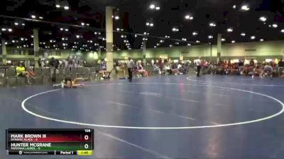 106 lbs Placement Matches (16 Team) - Mark Brown III, Dynamic Black vs Hunter McGrane, Montana Laurel