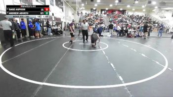 285 lbs Cons. Round 1 - Andrew Aburto, Mountain View vs Sage Agpoon, Laguna Hills