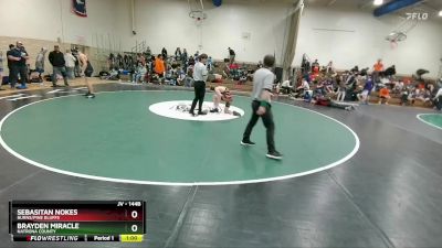 144B Cons. Round 2 - Sebasitan Nokes, Burns/Pine Bluffs vs Brayden Miracle, Natrona County