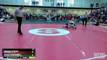 175 lbs Semifinals (8 Team) - Brogan Thomas, Lake Forest H S vs Ethan MacDonnell, Delaware Military Academy