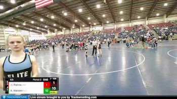 112 lbs Semifinal - Makayla Smith, Mountain Man Wrestling vs Kelseigh Banks, Elite Wrestling