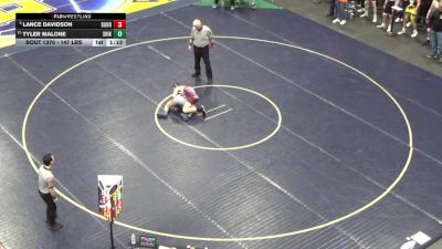 147 lbs Round Of 16 - Lance Davidson, Dubois vs Tyler Malone, Shikellamy