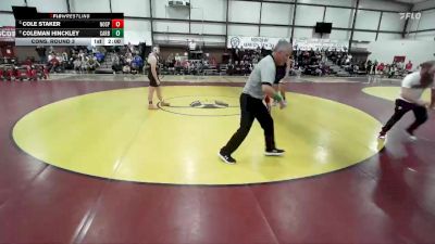 175 lbs Cons. Round 3 - Cole Staker, North Sanpete vs Coleman Hinckley, Carbon