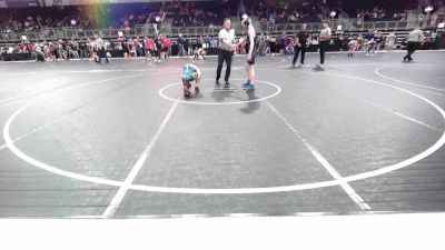 110 lbs 5th Place - Tyler Neal, Webb City Youth Wrestling vs Kelton Doucet, Kansas Young Guns