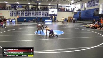 125 lbs Semifinal - Matthew Barlay, Chicago vs Aidan Gruenenfelder, Loras