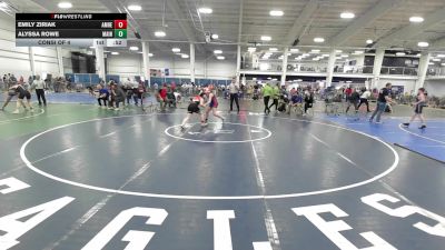126 lbs Consi Of 4 - Emily Ziriak, Amherst vs Alyssa Rowe, Maine Trappers WC