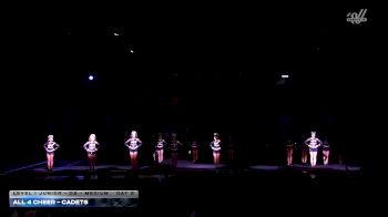 All 4 Cheer - Cadets [2026 L1 Junior - D2 - Medium Day 2] 2026 ACA Grand Nationals