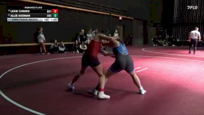 140 lbs 23rd Place Match - Allie Godman, Crestwood vs Lexie Cordes, New Hampton/Turkey Valley