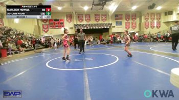 67 lbs Rr Rnd 1 - Marleigh Howell, Viking Wrestling Club vs Autumn Foust, Keystone Kids Wrestling Club