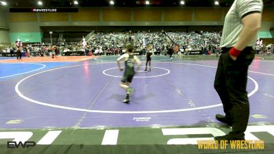 43 lbs Round Of 16 - Kiah Alcon, Stout Wrestling Academy, Farmington, N.M vs Alexander Bustamante, Victory
