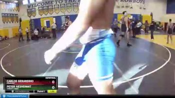 285 lbs Semifinal - Carlos Gerardino, Palm Bay vs Peter Nesheiwat, Timber Creek