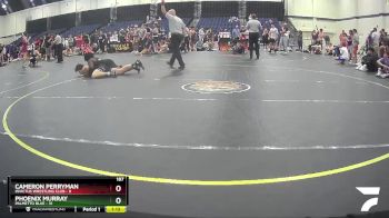 187 lbs Quarterfinals (8 Team) - Cameron Perryman, Invictus Wrestling Club vs Phoenix Murray, Palmetto Blue