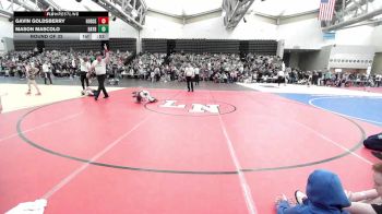 68-M lbs Round Of 32 - Gavin Goldsberry, Iron Horse vs Mason Mascolo, Bayport-Blue Point