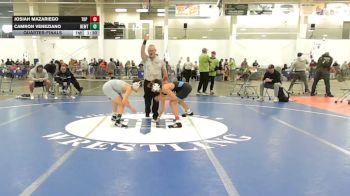 106 lbs Quarterfinal - Josiah Mazariego, Top Flight Wr Ac vs Camron Veneziano, Newtown