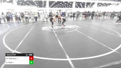 120 lbs Consi Of 8 #1 - Max Mckinlay, No Team vs Hansel Acte, Ike Mob