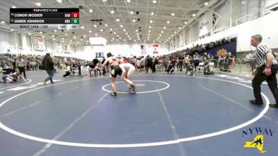 145 lbs Cons. Round 2 - James Johnson, Akron Wrestling Club vs Conor Mosier, BH-BL Youth Wrestling