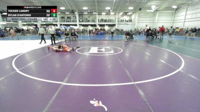 118 lbs Round Of 32 - Tucker Landry, Red Roots WC vs Dylan D'Antonio, Top Flight Wrestling Academy