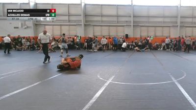 100 lbs Round 5 (6 Team) - Ian Mcleod, Stealth Training vs Achilles Demas, CP Wrestling