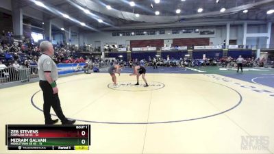 170 lbs Round 1 (3 Team) - Mizraim Galvan, Middletown Sr HS vs Zeb Stevens, Carthage Sr HS