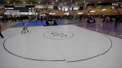 50 lbs 1st Place Match - Greyson Allen, Massas Maniacs vs Eli Crowe, Grindhouse