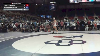 215 lbs Champ. Rd Of 128 - Treyton Feist, Iowa vs Yanni Drapaniotis, New York