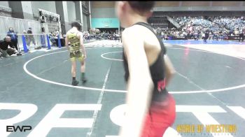 55 lbs Quarterfinal - Paul Flores, Cory Clark Wrestling vs Levi Ortzow, WLV JR WRESTLING
